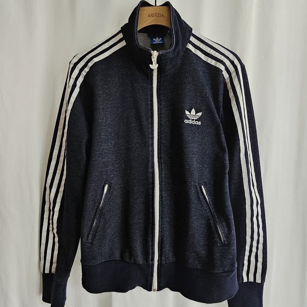 Adidas Blue & White Track Jacket - Picture 9 of 16
